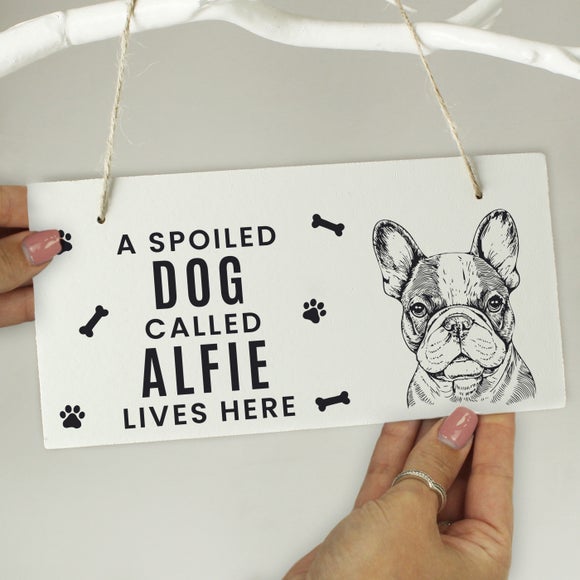 View Personalised Dog Breed Wooden Sign View Personalised Dog Breed Wooden Sign