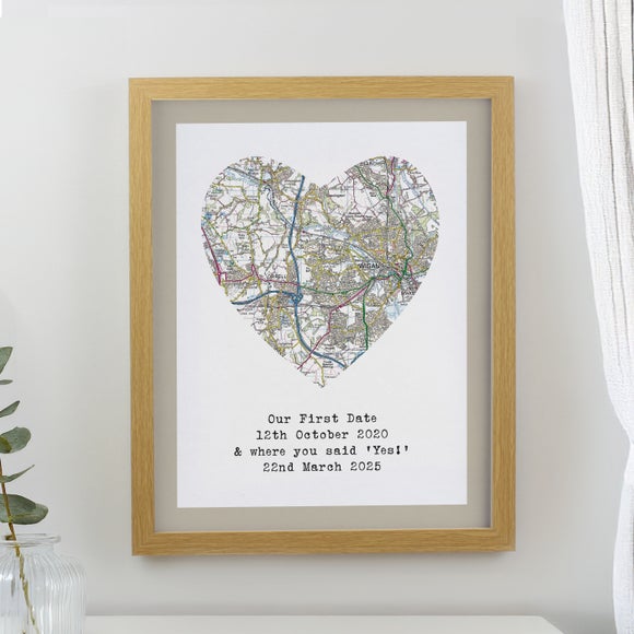 Click to view product details and reviews for Personalised Present Day Map Heart Poster Frame. Click to view product details and reviews for Personalised Present Day Map Heart Poster Frame.