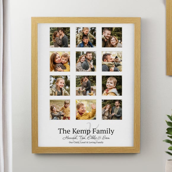 View Personalised Family Multi Photo Frame View Personalised Family Multi Photo Frame