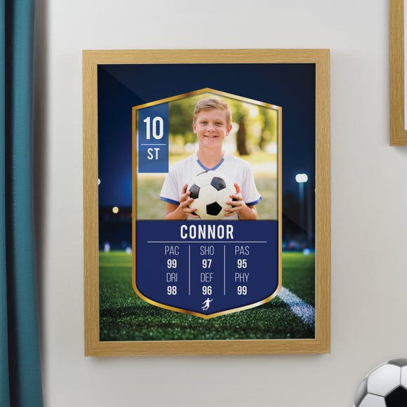 Click to view product details and reviews for Personalised Photo Football Card Football Poster Frame.