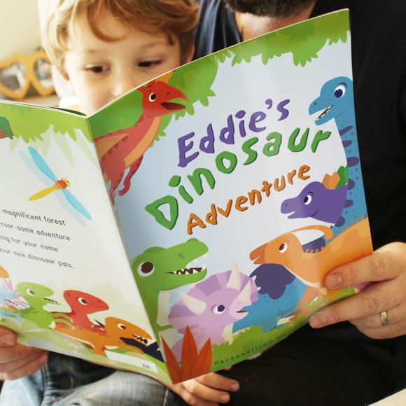Click to view product details and reviews for Personalised Dinosaur Adventure Story Book.