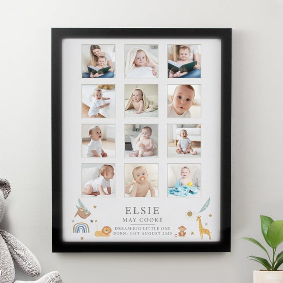 Personalised Animal Multi Photo Frame
