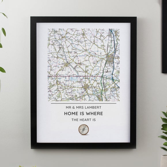 Click to view product details and reviews for Personalised Present Day Map Compass Poster Frame. Click to view product details and reviews for Personalised Present Day Map Compass Poster Frame.