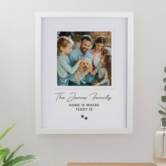 Personalised Pet Photo Framed Print
