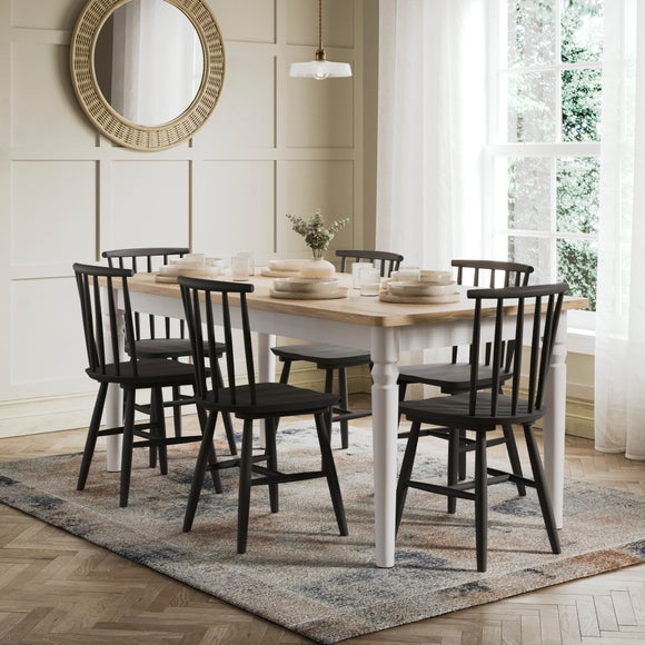 View Pip 6-8 Seater Rectangle Extendable Dining Table View Pip 6-8 Seater Rectangle Extendable Dining Table