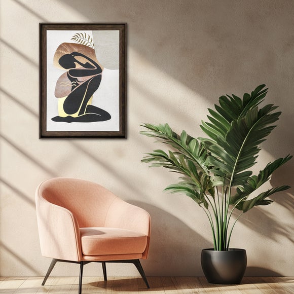 Lady by Emel Tunaboylu Framed Canvas