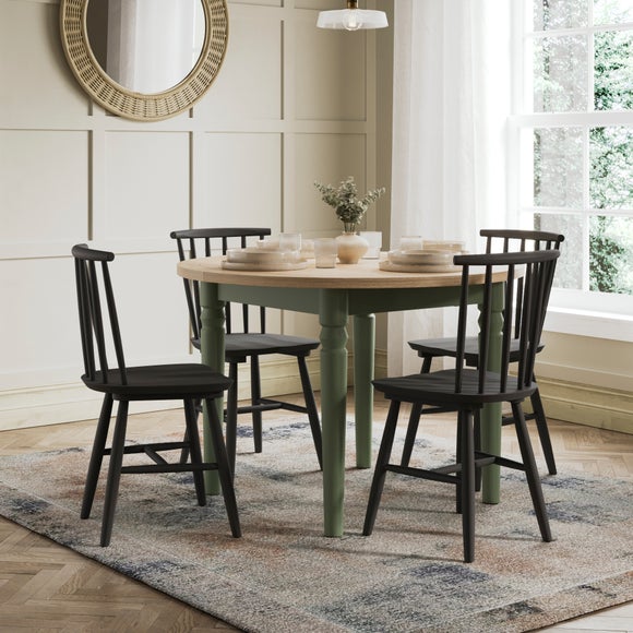View Pip 6-8 Seater Round To Oval Extendable Dining Table View Pip 6-8 Seater Round To Oval Extendable Dining Table