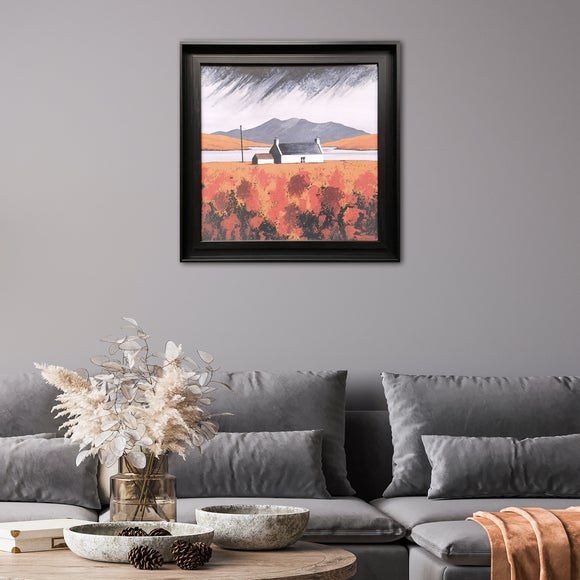 Loch Erisort Autumn by Anthony Barber Framed Canvas
