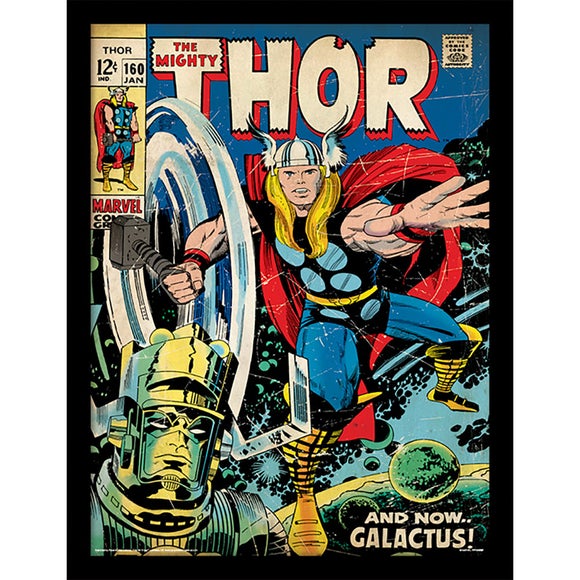 Thor Galactus Framed Print Thor Galactus Framed Print