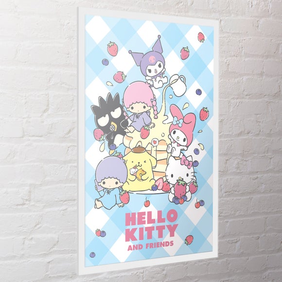 Click to view product details and reviews for Hello Kitty Sweets Framed Poster Print.