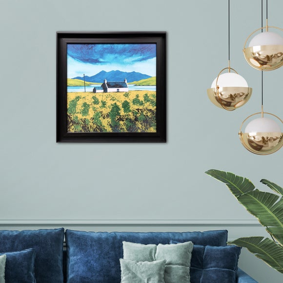 Loch Erisort Spring by Anthony Barber Framed Canvas