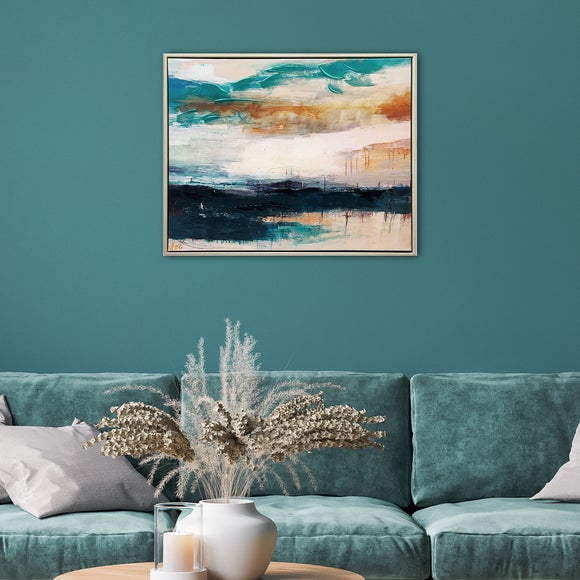 Evening Light by Joanne Last Framed Canvas