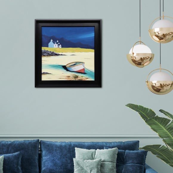 Low Tide Lewis by Anthony Barber Framed Canvas
