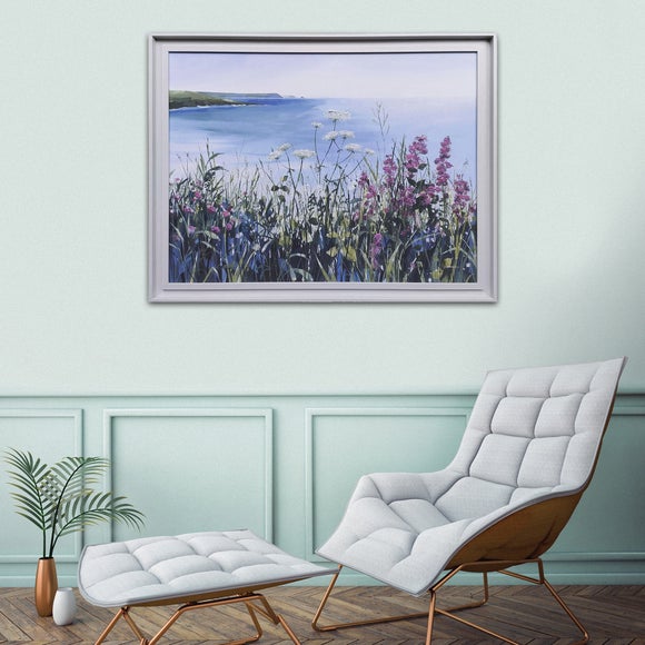 Coastal Walk by Claire Henley Framed Canvas