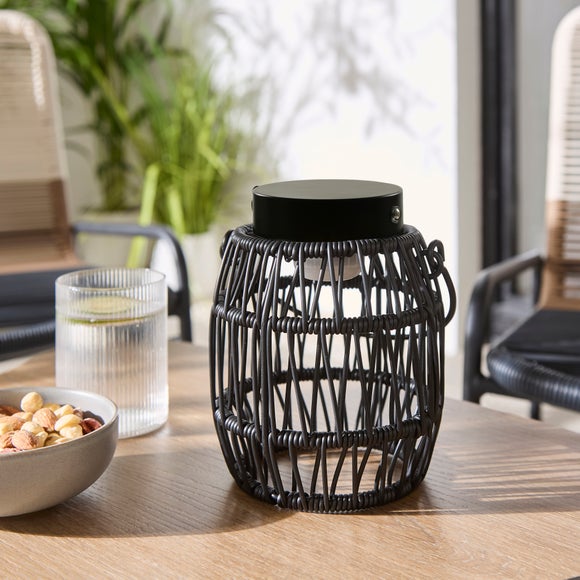View Weaved Rechargeable Touch Dimmable Outdoor Lantern View Weaved Rechargeable Touch Dimmable Outdoor Lantern