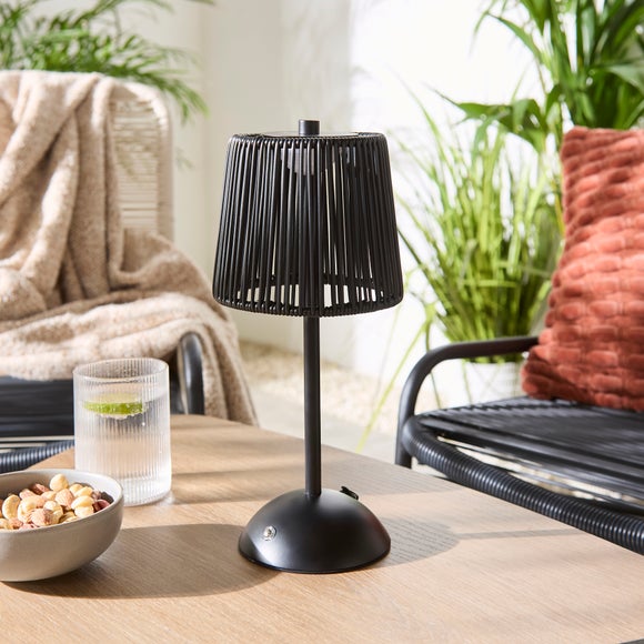 View Weaved Rechargeable Touch Dimmable Outdoor Table Lamp View Weaved Rechargeable Touch Dimmable Outdoor Table Lamp