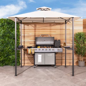 Charles Bentley 8x5ft Steel Gazebo