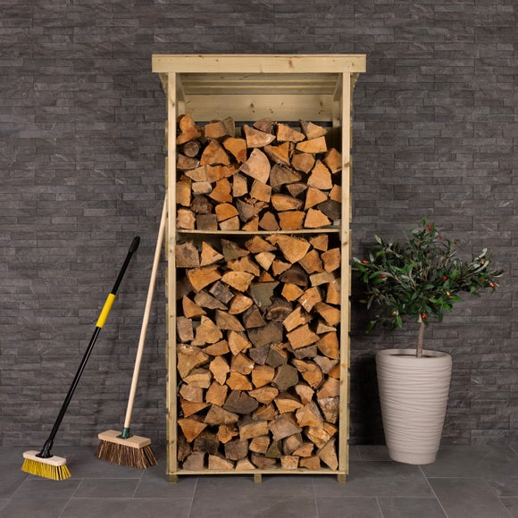 Click to view product details and reviews for Charles Bentley Wooden Single Tall Log Store.