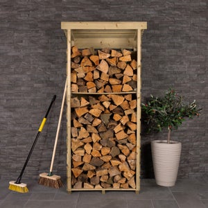 Charles Bentley Wooden Single Tall Log Store