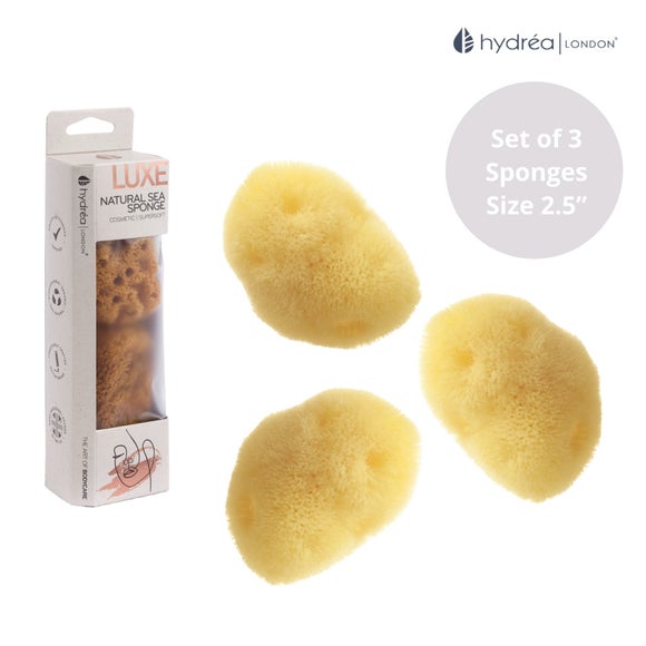 Hydrea London Mediterranean Set of 3 Fina Silk Sea Sponges