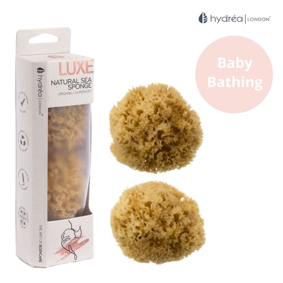 Hydrea London Mediterranean Set of 2 Honeycomb Baby Sea Sponges