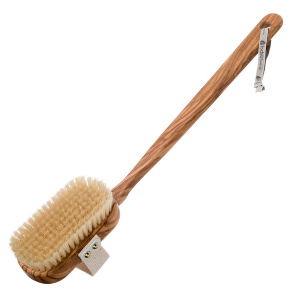 View Hydrea London Olive Wood Bath Brush View Hydrea London Olive Wood Bath Brush