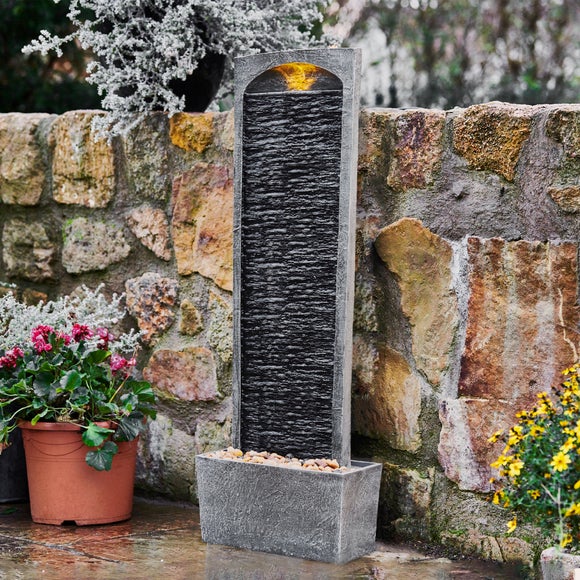 Peaktop Stone Finish Waterfall Fountain
