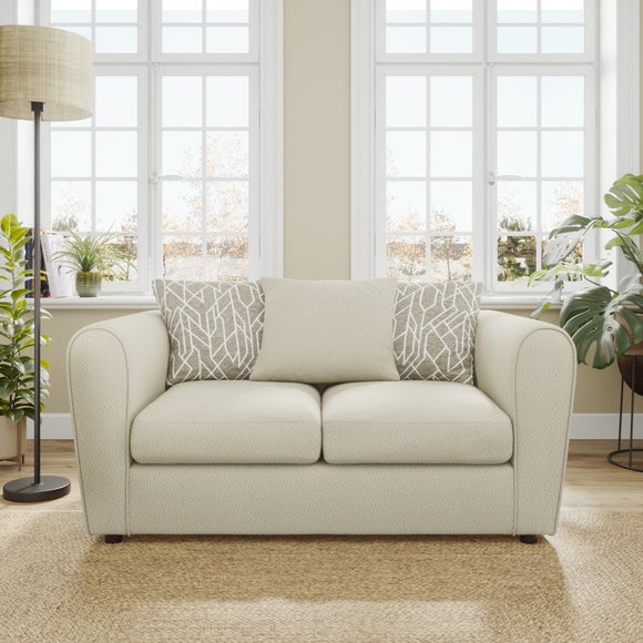 Blake Tonal Boucle Global Geo Combo 2 Seater Sofa