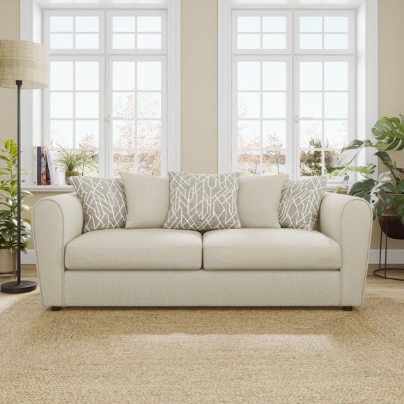 Click to view product details and reviews for Blake Tonal Boucle Global Geo Combo 3 Seater Sofa.