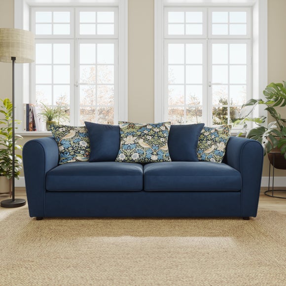 Click to view product details and reviews for Blake Opulent Velvet William Morris Combo 3 Seater Sofa.