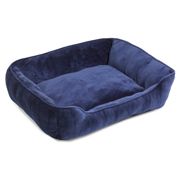 House of Paws Velvet Square Bed