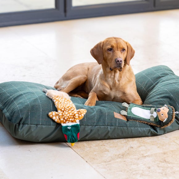 View House Of Paws Tweed Cushion Bed