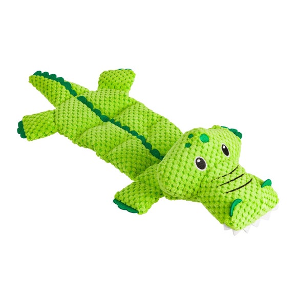 View House Of Paws Crocodile Multi Squeaker Dog Toy View House Of Paws Crocodile Multi Squeaker Dog Toy