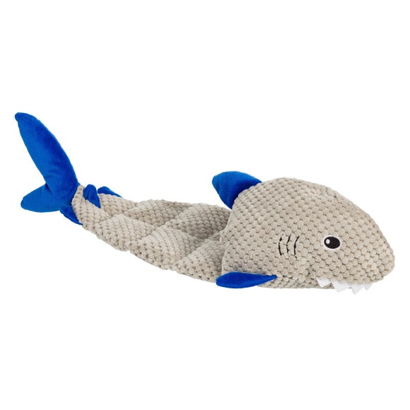 House of Paws Shark Multi Squeaker Dog Toy