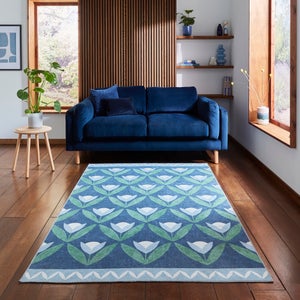 Scion Tulip Trellis Washable Rug
