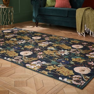 Clarke And Clarke Passiflora Washable Rug