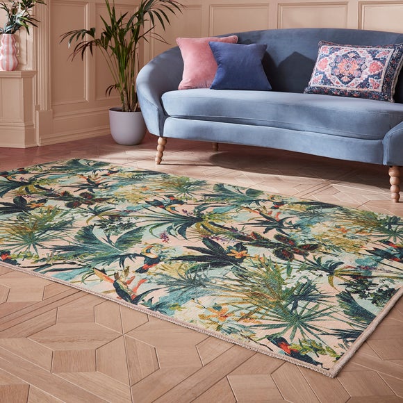 Clarke And Clarke Toucan Washable Rug