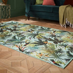 Clarke And Clarke Toucan Washable Rug