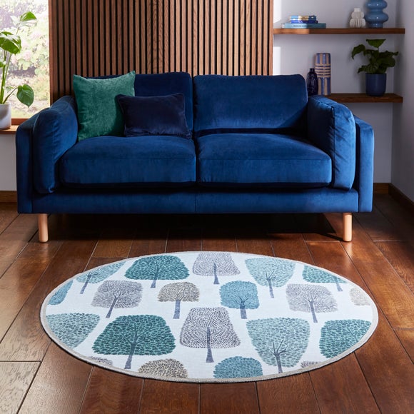 Scion Cedar Washable Round Rug