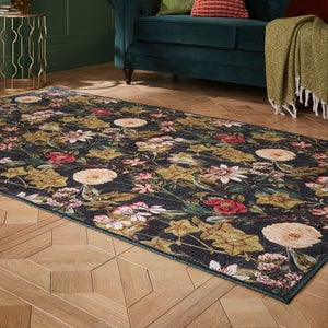 Clarke And Clarke Passiflora Washable Rug