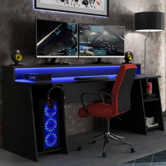 View Furniture To Go Tezaur Wide Gaming Desk View Furniture To Go Tezaur Wide Gaming Desk