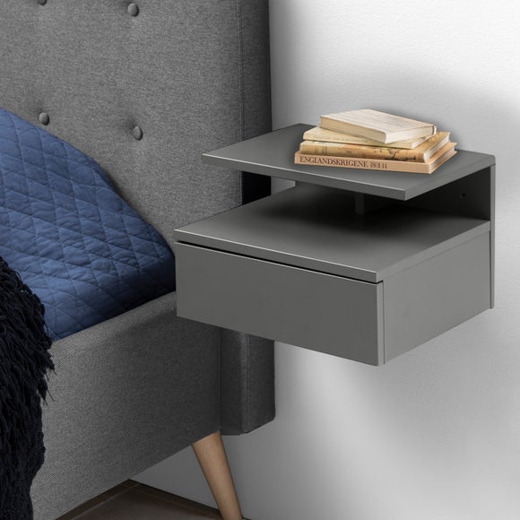 Furniture To Go Ashlan 1 Drawer Wall Mounted Bedside Table