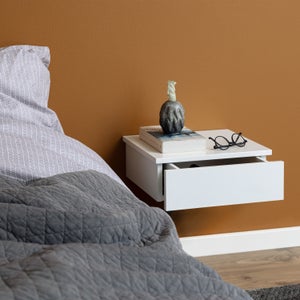 Furniture To Go Avignon 1 Drawer Wall Mounted Bedside Table