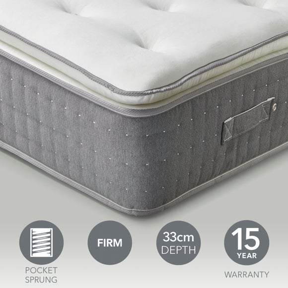 Hotel 2000 Pocket Ortho Memory Foam Pillow Top Mattress