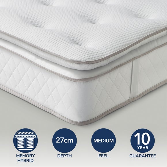 View Fogarty Open Coil Memory Foam Pillow Top Hybrid Mattress View Fogarty Open Coil Memory Foam Pillow Top Hybrid Mattress