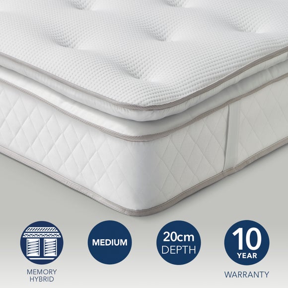 Fogarty Traditional Spring Memory Foam Pillow Top Mattress