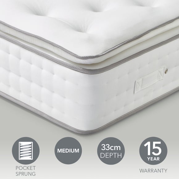 Hotel 2000 Pocket Memory Foam Pillow Top Mattress