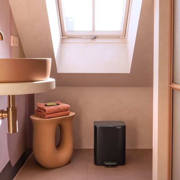 Brabantia Bo 12L Steel Pedal Bin with Inner Bucket