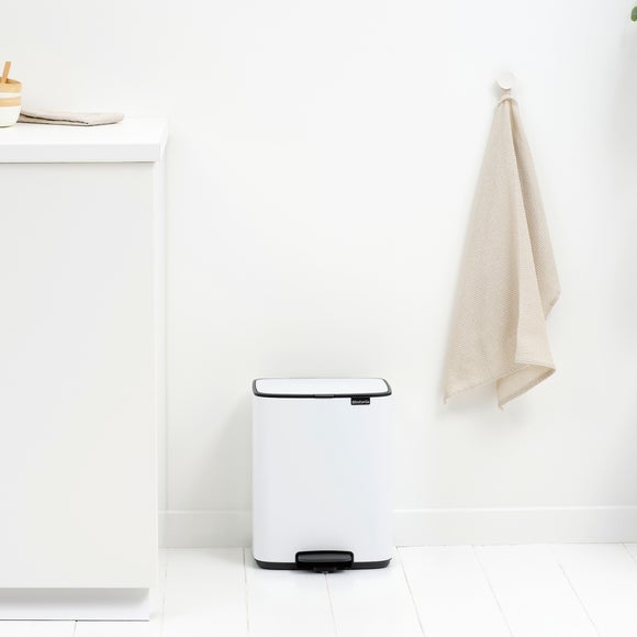Brabantia Bo 12L Steel Pedal Bin with Inner Bucket