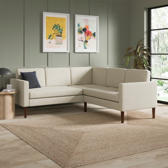 Jacob Luna Fabric Large Corner Sofa